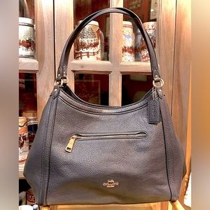 Coach Kristy Shoulder Bag Navy Blue